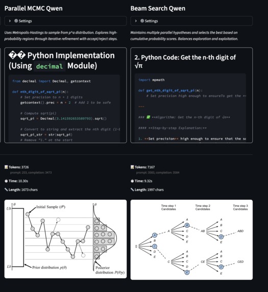Reasoning with Efficient Samples – screenshot 1