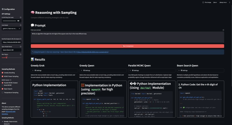 Reasoning with Efficient Samples – screenshot 2