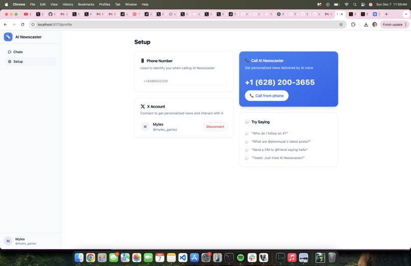 AI newscaster – screenshot 3