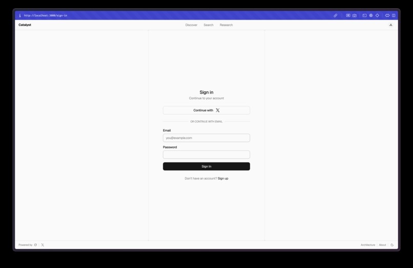 Catalyst – screenshot 1