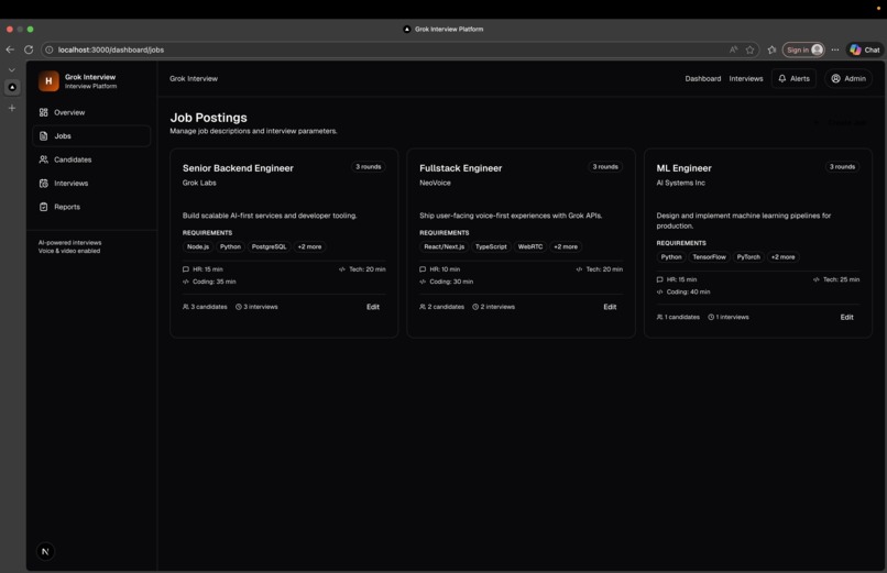 Grok Interview – screenshot 1