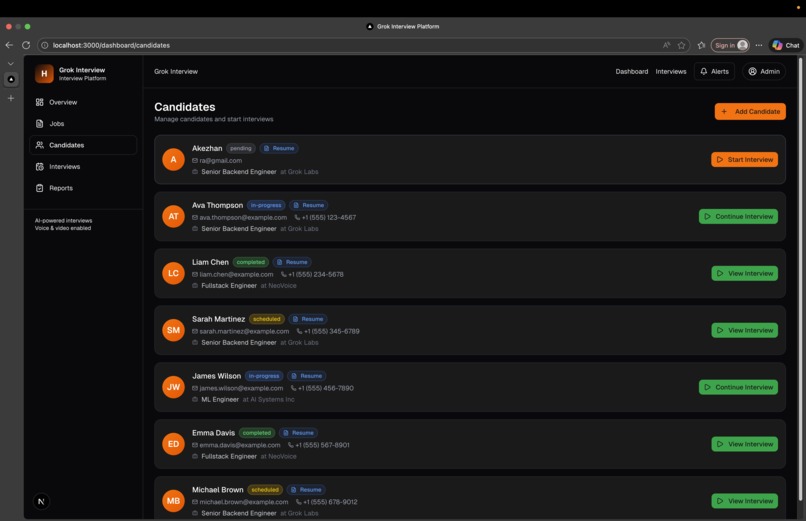 Grok Interview – screenshot 2