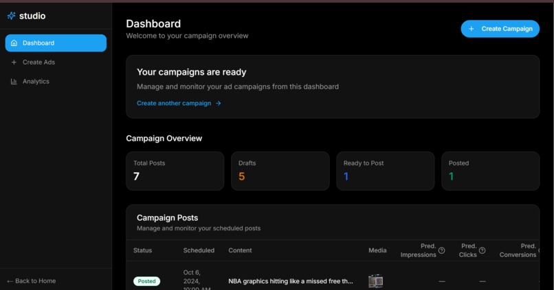 Studio – screenshot 1