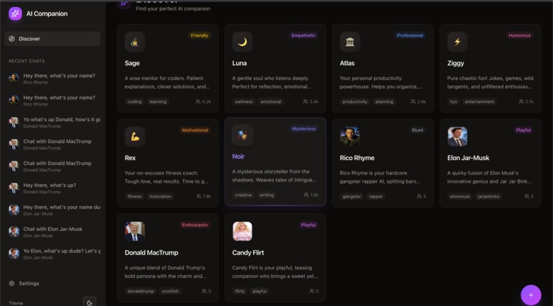 FriendGroups  – screenshot 1