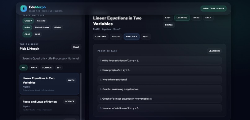EduMorph – screenshot 3