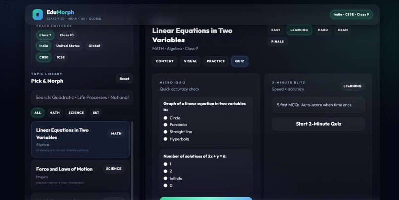 EduMorph – screenshot 4