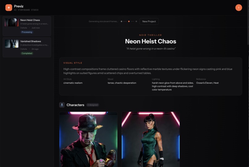 Previz – screenshot 3