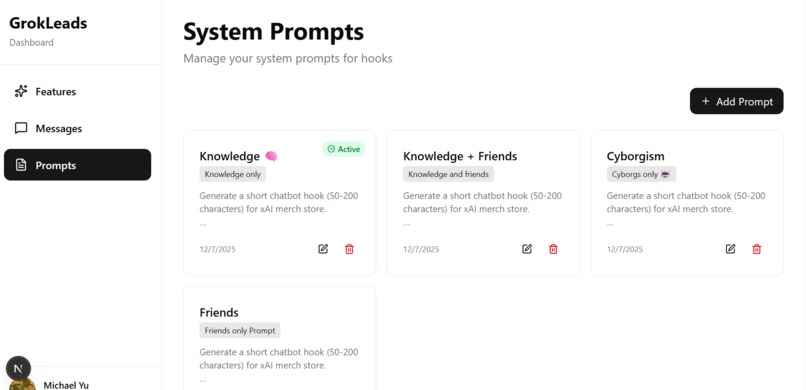 Grokleads – screenshot 2