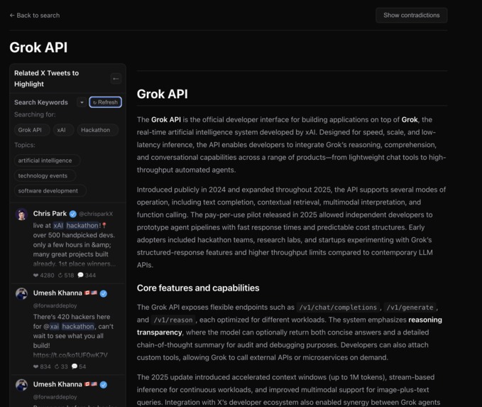 10xGrokipedia – screenshot 5