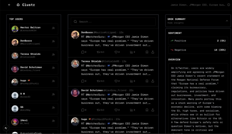 Clustr – screenshot 3