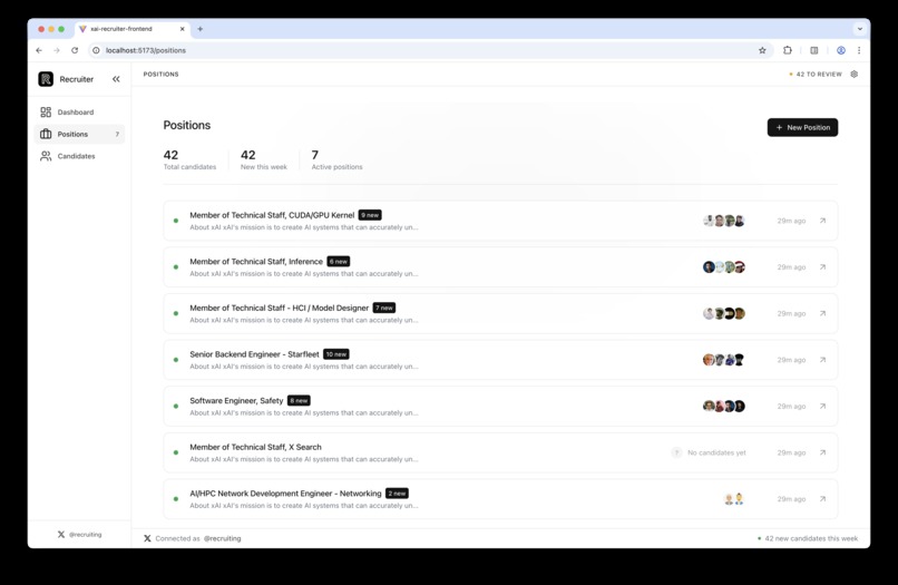 Recruiter – screenshot 2