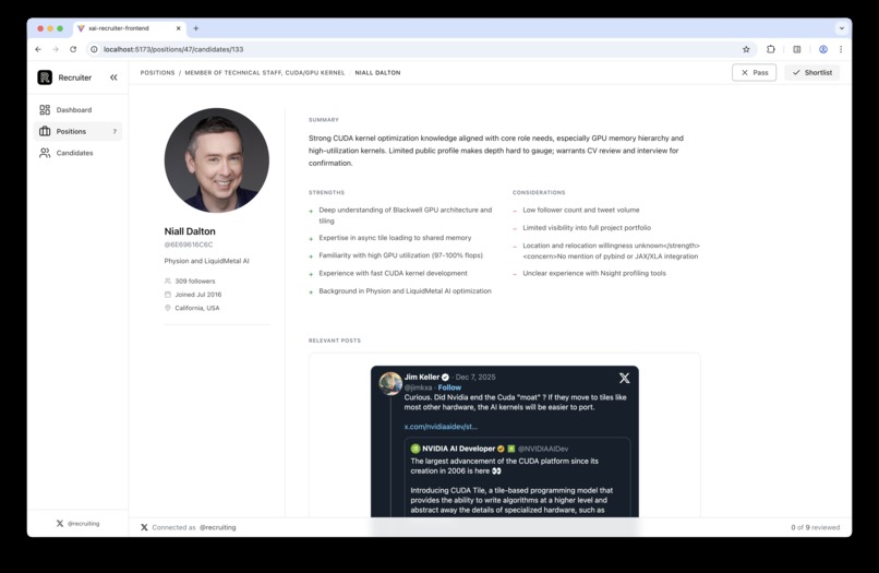 Recruiter – screenshot 1