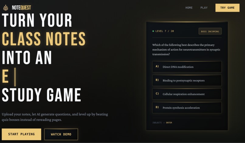 NoteQuest – screenshot 1