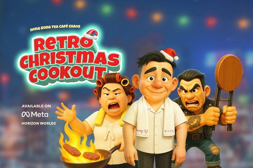 Retro Christmas Cookout - HK Tea Cafe Chaos – screenshot 1