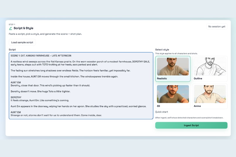 AI Storyboard Maker – screenshot 1