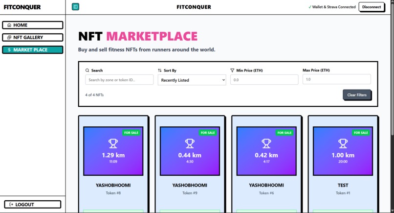 FitConquer – screenshot 3