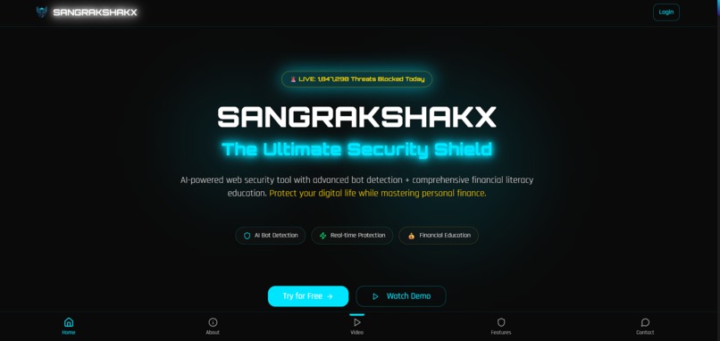 SangrakshakX – screenshot 1