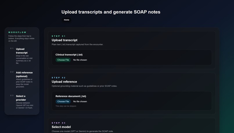 Gemini Based SOAP – screenshot 1