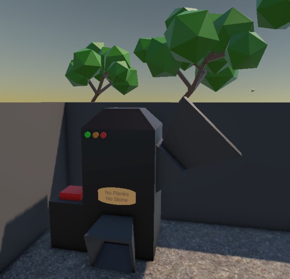 A VR Zombie game – screenshot 1