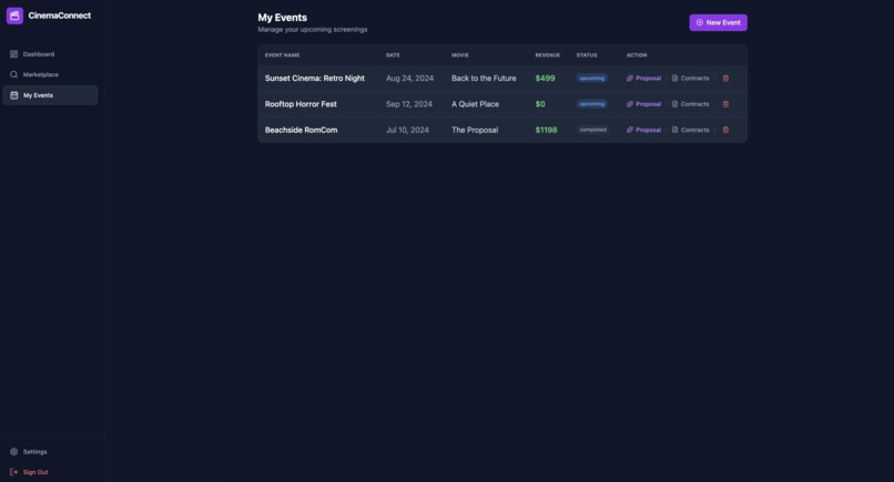 CinemaConnect – screenshot 4