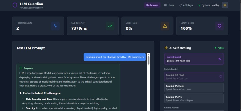 Monitor, detect, and secure your LLM in real time – screenshot 2