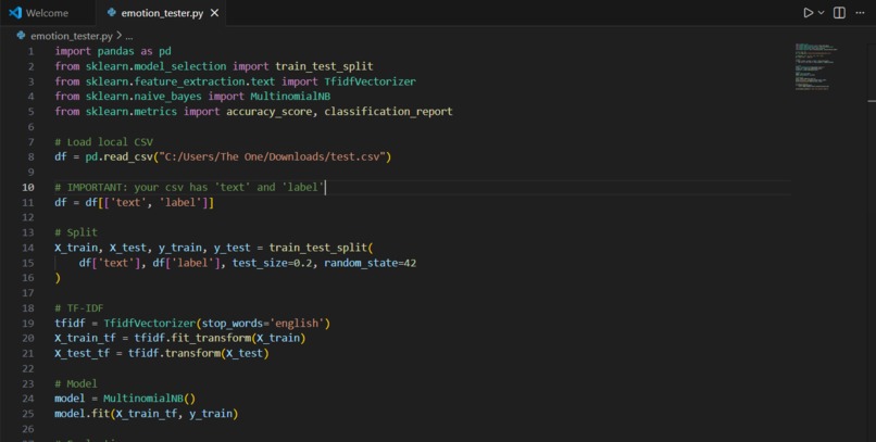 Emotion_predictor – screenshot 2