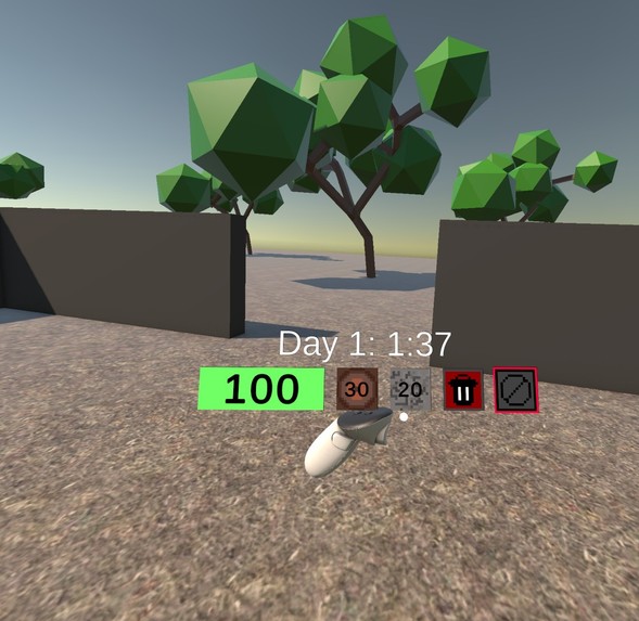 A VR Zombie game – screenshot 2