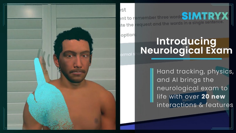 Simtryx: Advanced Interactions Update (Neurological Exam) – screenshot 1