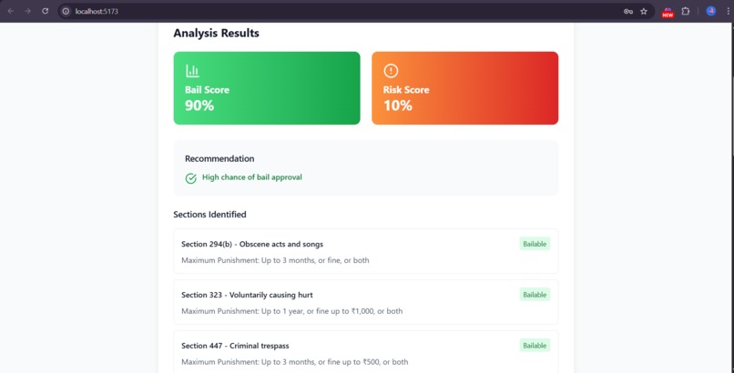 LIBERATE-Smart Bail Assistant – screenshot 2