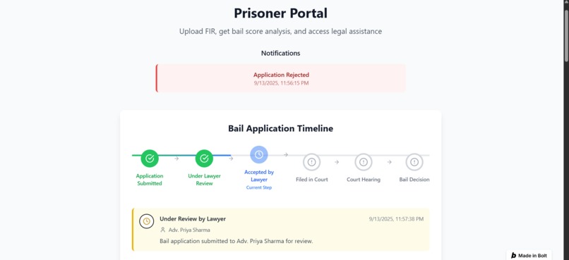 LIBERATE-Smart Bail Assistant – screenshot 3