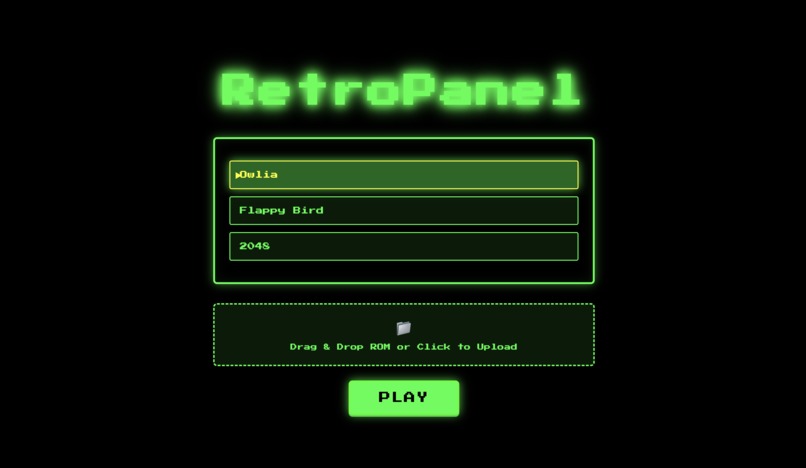 RetroPanel – screenshot 1