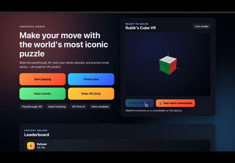 Rubiks Cube VR – screenshot 1