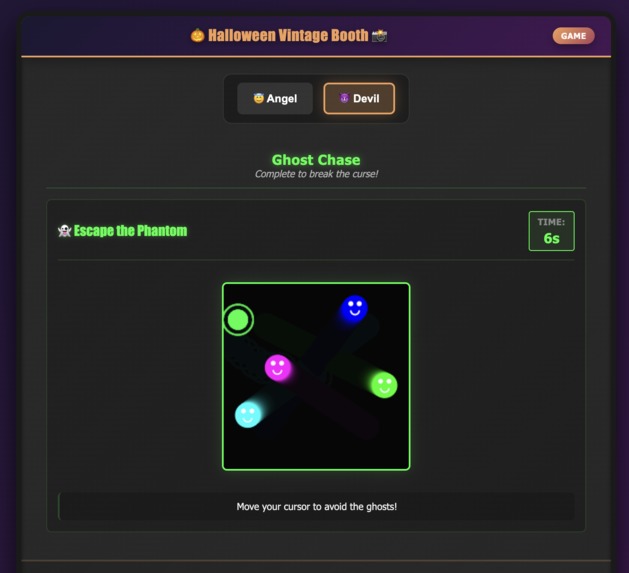Haloween Photo Booth & Game – screenshot 2