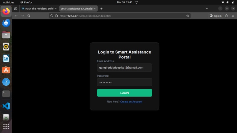 Smart Assistance and Complaint Portal – screenshot 4