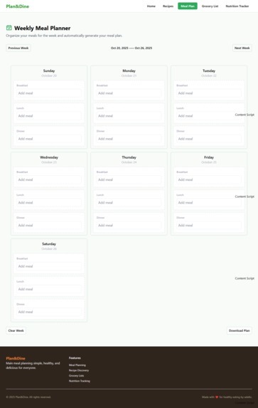 Plan&Dine – screenshot 3