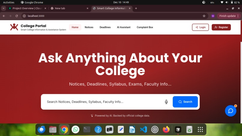 CollegeAI Connect – screenshot 1