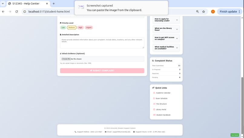 StudentHelpPortal – screenshot 3