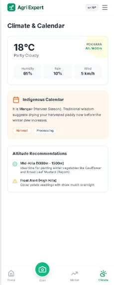 Agri Expert – AI-Powered Agricultural Intelligence for Nepal – screenshot 3