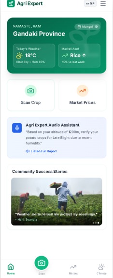 Agri Expert – AI-Powered Agricultural Intelligence for Nepal – screenshot 5