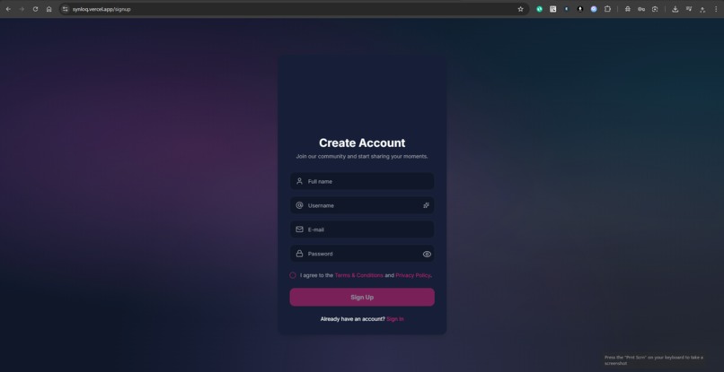 Synloq – screenshot 2