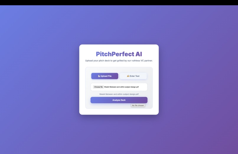 The Perfect Pitch – screenshot 1