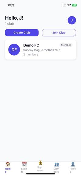 Hackrift2025 - Clubit – screenshot 1