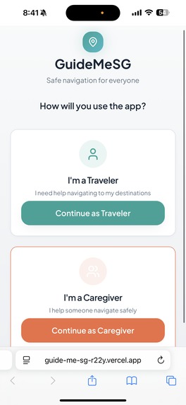GuideMeSG – screenshot 1
