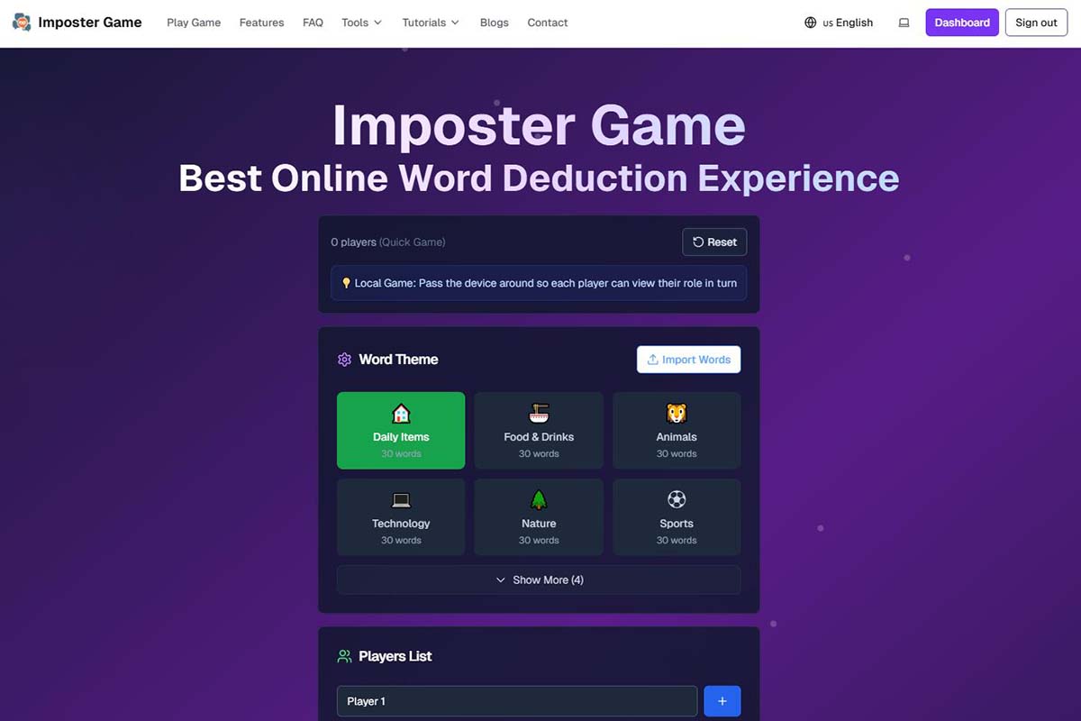 Imposter Game | Devpost