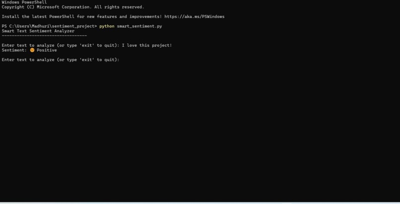 Smart Text Sentiment Analyzer  – screenshot 1