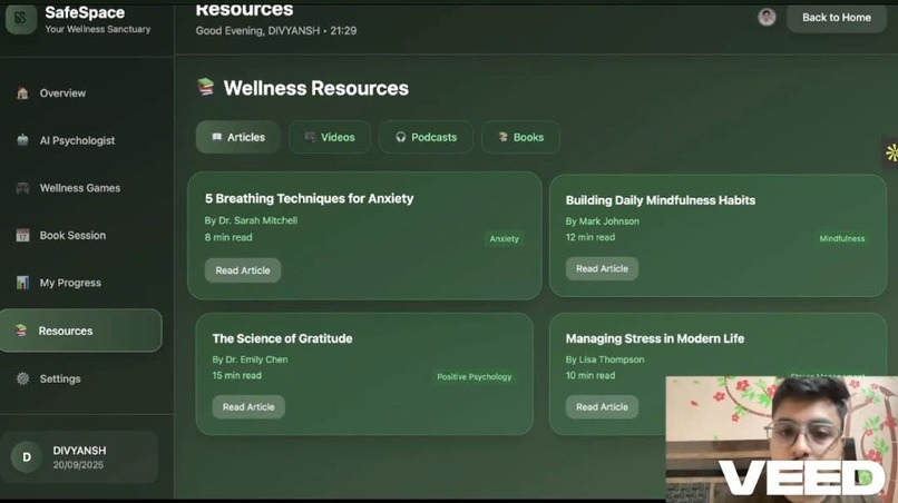 SafeSpace.ai – screenshot 7