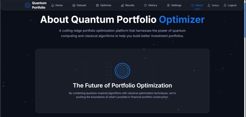 Quantum Portfolio Optimizer – screenshot 6