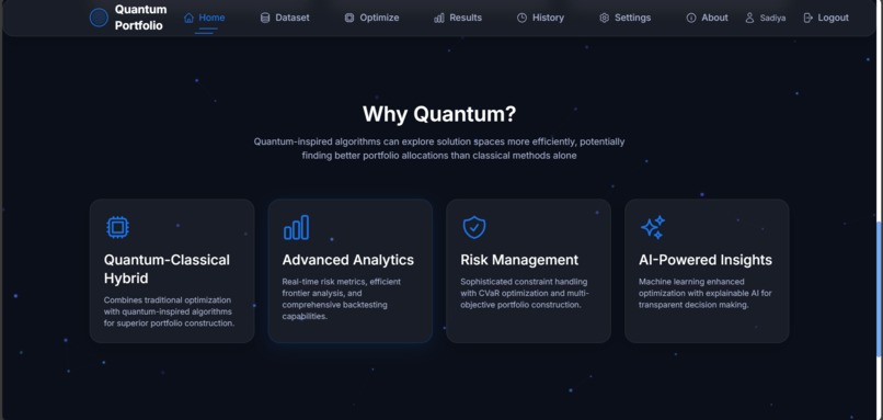 Quantum Portfolio Optimizer – screenshot 8