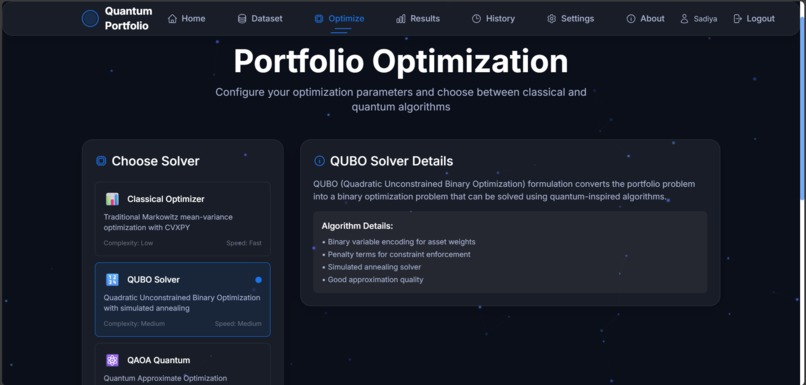 Quantum Portfolio Optimizer – screenshot 14