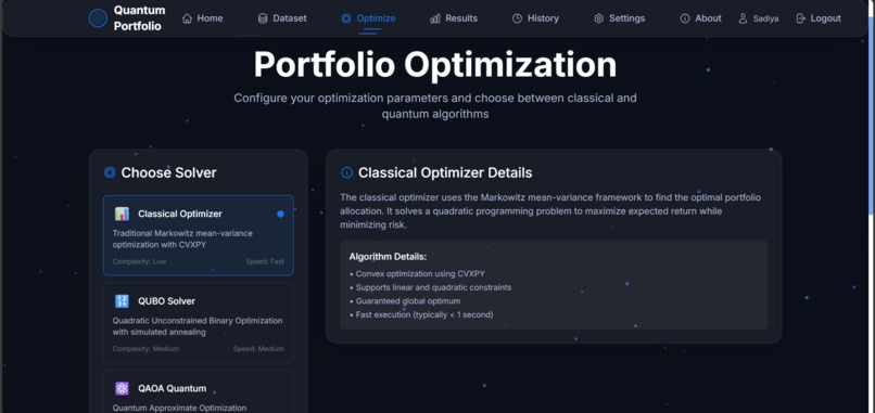 Quantum Portfolio Optimizer – screenshot 16
